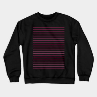 Pretty Simple Pink Stripes Crewneck Sweatshirt